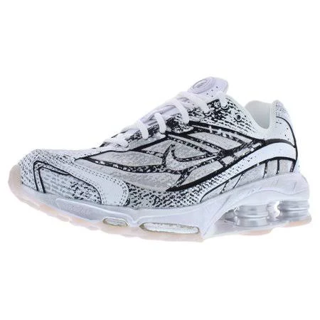 Nike Shox Ride 2 Unisex Shoes Size 9.5, Color: White/Metallic Platinum/Black, Adult Unisex