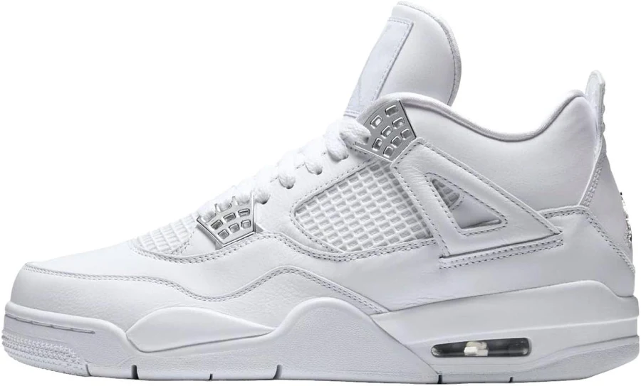Jordan Air 4 Retro "pure Money" 2017 - White/metallic Sivler-off White