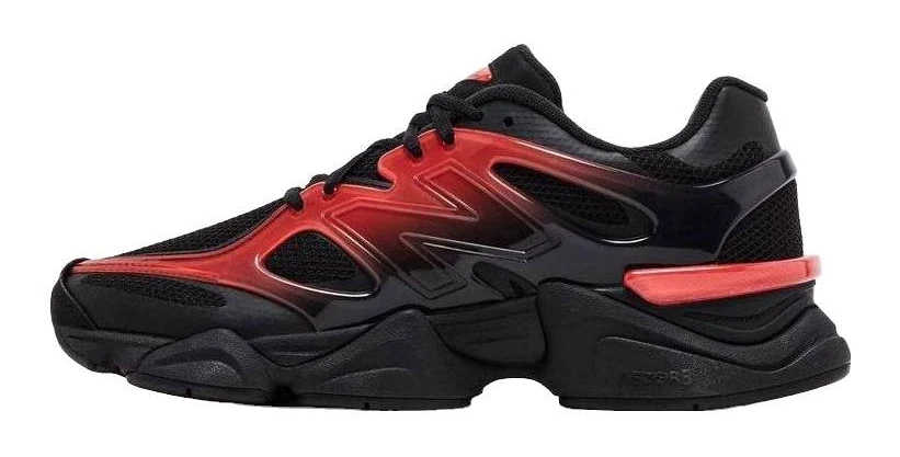 New Balance 9060 "red Black Gradient" Men Sneakers - Black/red