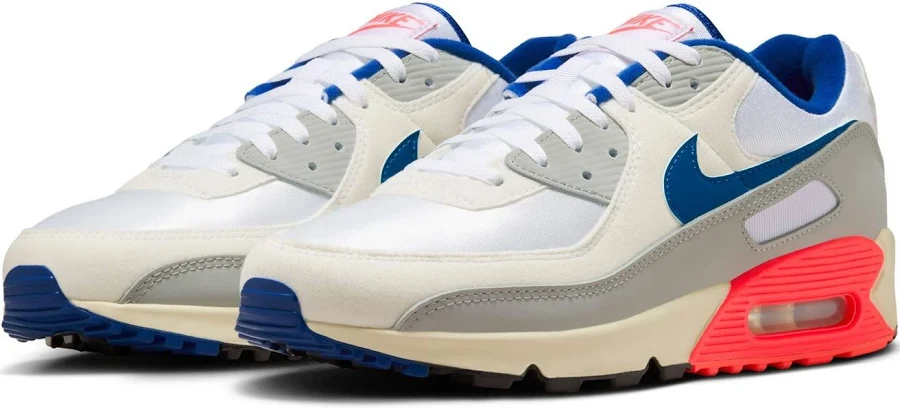 Mens Air Max 90 Lt Base Grey/sport Royal-coconut Milk Iu0767-001-size