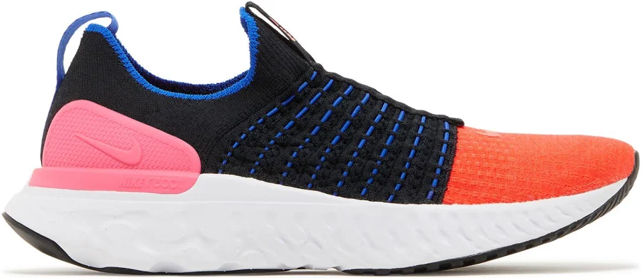 Nike Wmns React Phantom Run Flyknit 2 'Black Bright Crimson' | Women's Size 8.5