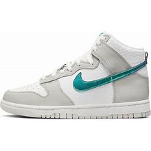 Nike (Wmns) Dunk High 'Fls' - White - High-Top Sneakers Size 8