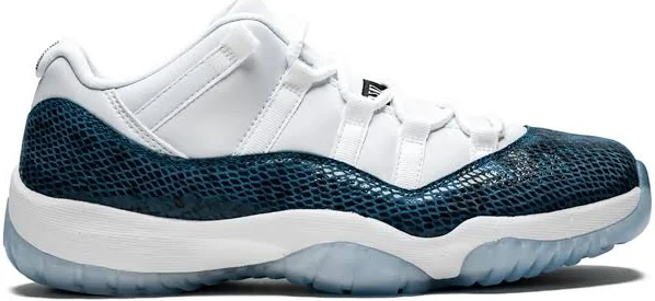 Jordan - Air Jordan 11 Low Retro "Blue Snakeskin" sneakers - unisex - Calf Leather - 8 - White