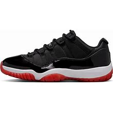 Jordan Men's Black/White/Varsity Red Air 11 Low 'Bred' 2025 Fv5104-006