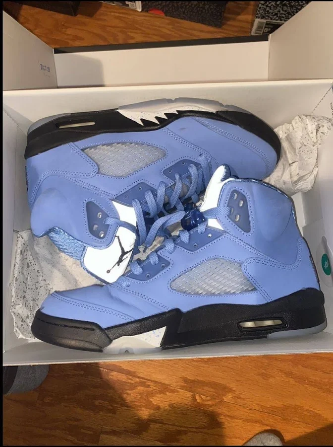 Jordan 5 Unc University Blue