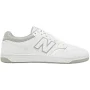 New Balance Men's 480 in White/Grey Leather