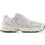 New Balance Men's U530ESB Silver Metallic/Linen 5 / White