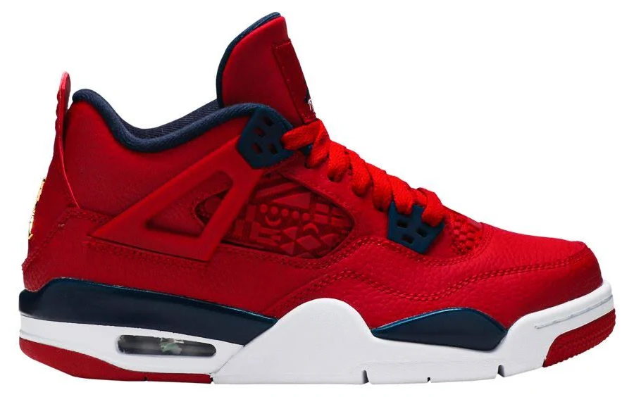 Air Jordan 4 Retro GS 'FIBA' | Red | Kid's Size 7