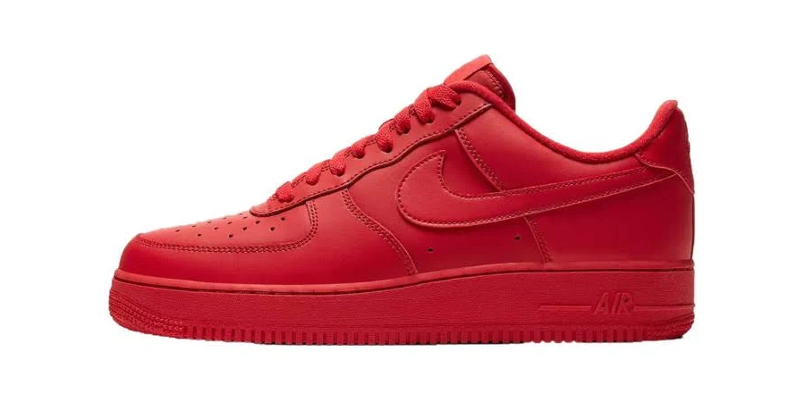 Cw6999600 Nike Air Force 1 Low Triple Red - Men Size Us 9