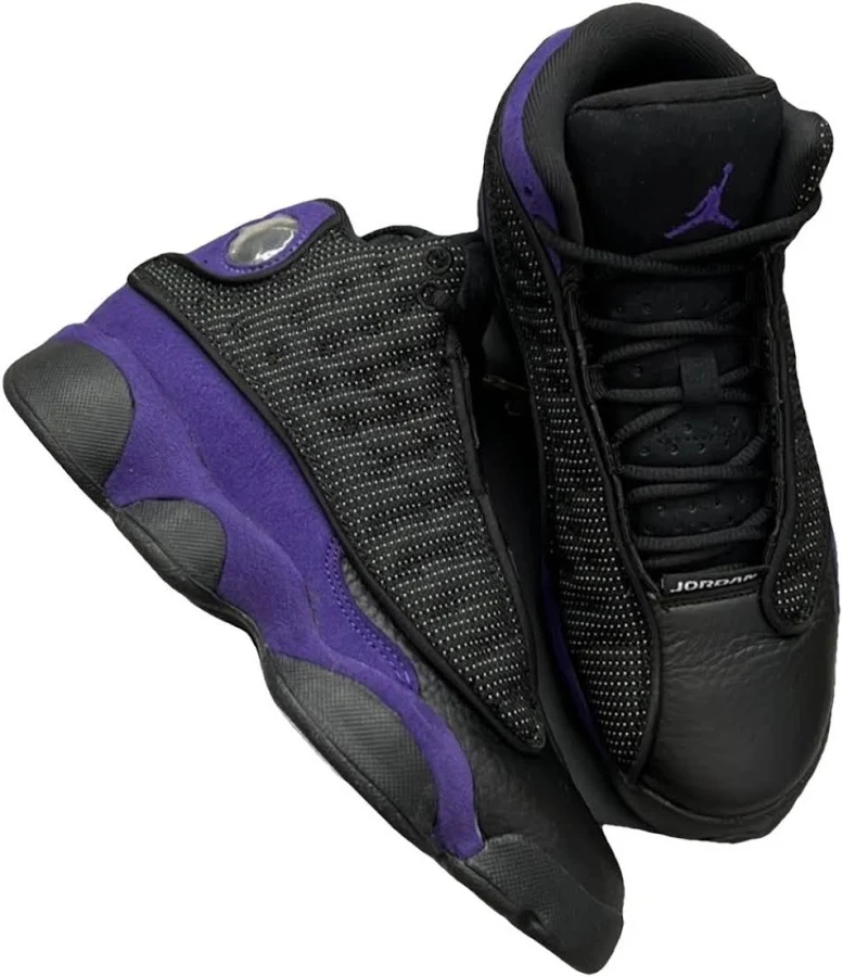 Jordan Air Jordan 13 Leather Trainers Black/Purple Size 36 EU