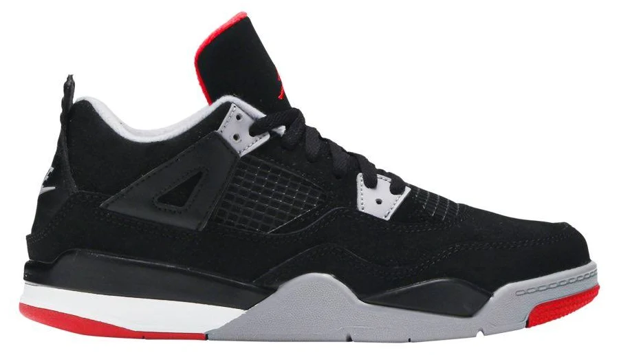 Air Jordan 4 Retro OG PS 'Bred' 2019 | Black | Kid's Size 11