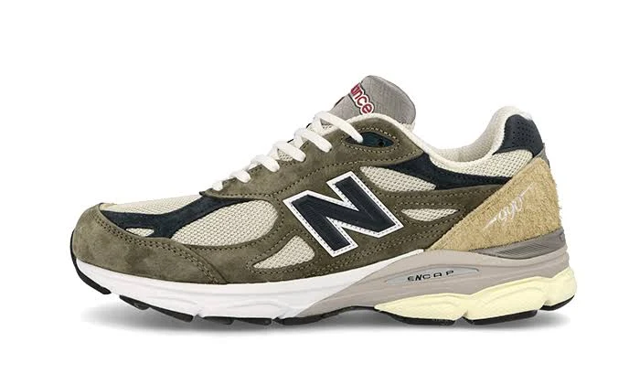 New Balance 990 v3 Made In USA Green Cream