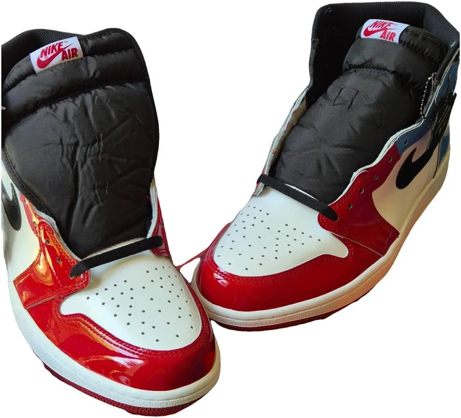 Jordan Air 1 Retro High OG Fearless Patent Leather Trainers 47 EU
