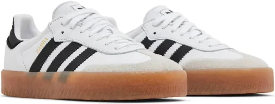 Adidas Women's Sambae White/ Black/ Gum Ji1349 Fashion Shoes