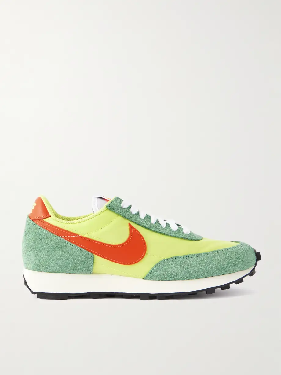 Daybreak leather and suede-trimmed mesh sneakers