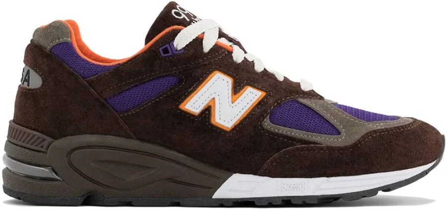 New Balance 990V2 MADE IN USA SNEAKERS, BROWN / 44