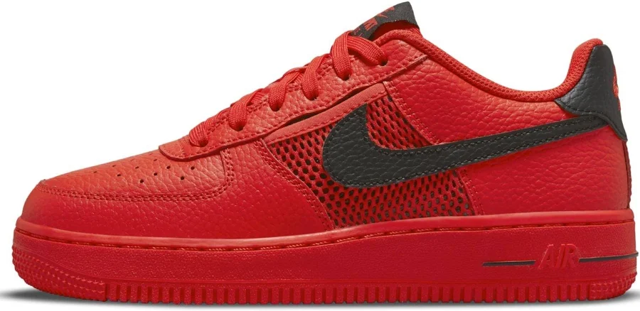 Nike Kids' Air Force 1 LV8 Habanero Red