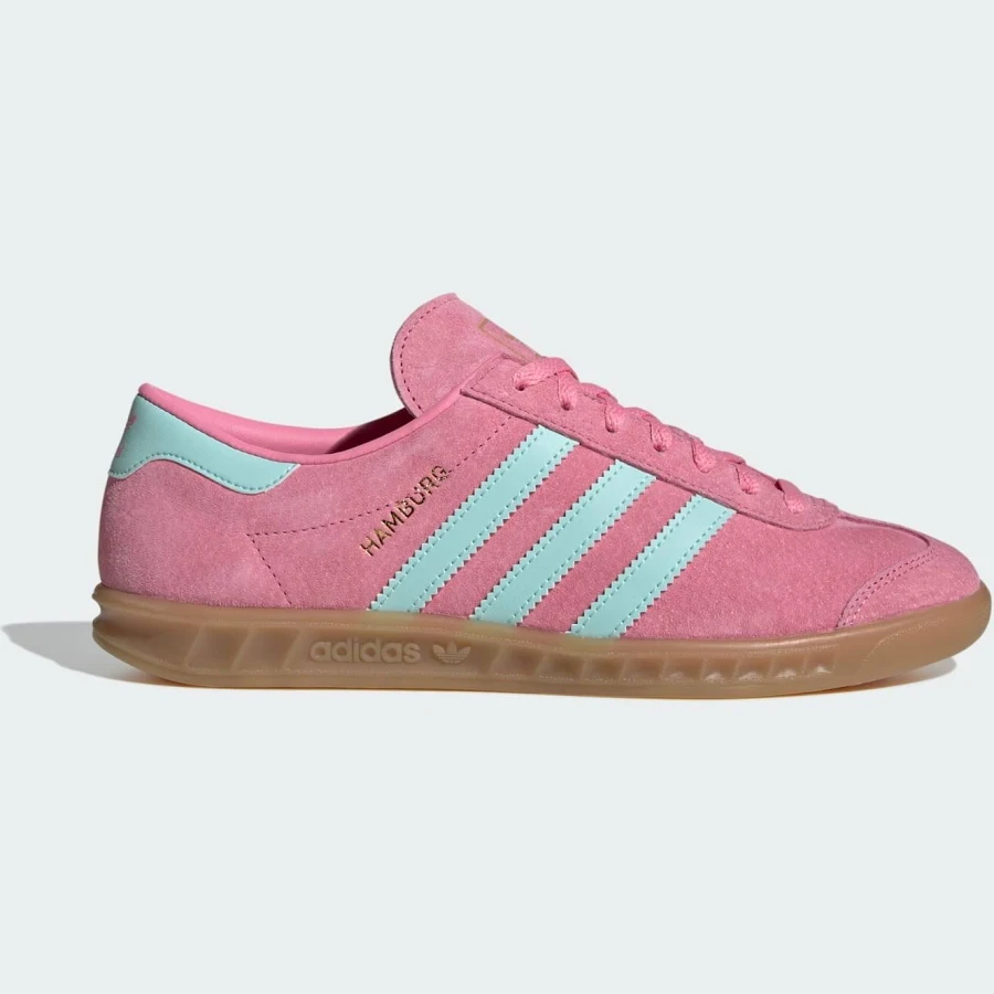 Adidas Hamburg Shoes Original Sneakers Bliss Pink/semi Flash Aqua
