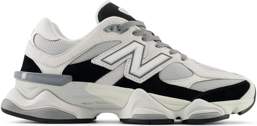 New Balance Unisex 9060 in Black with Reflection, M12 / W13.5