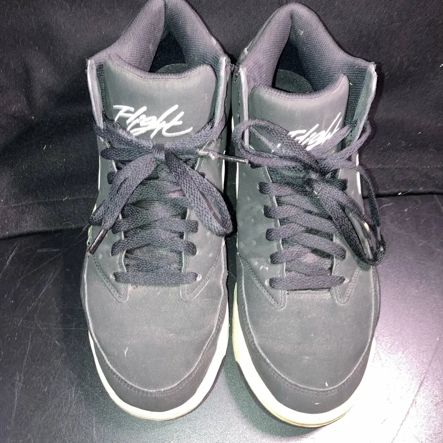 Nike Air Flight Classic Shoes Hightop Sneakers Black White 414967-091
