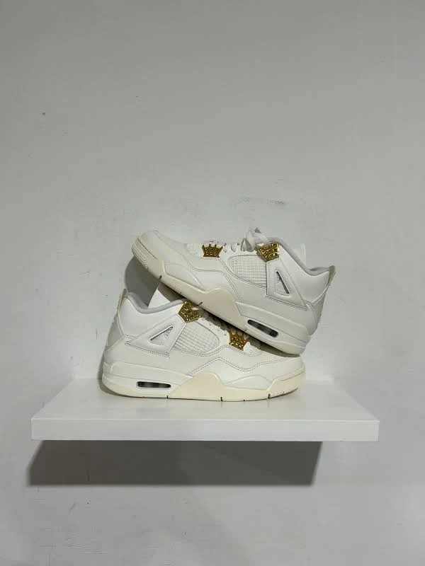 JORDAN 4 METALLIC GOLD SIZE 10.5W 9MENS NEW (New, Original, 10.5)