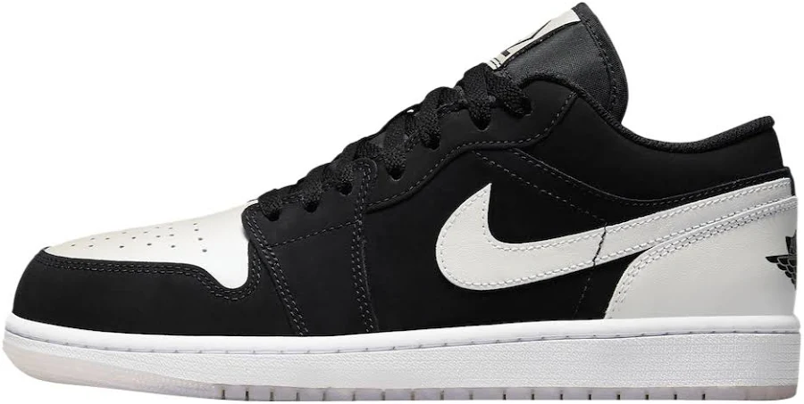 Air Jordan 1 Low Black White - Size 10 Men