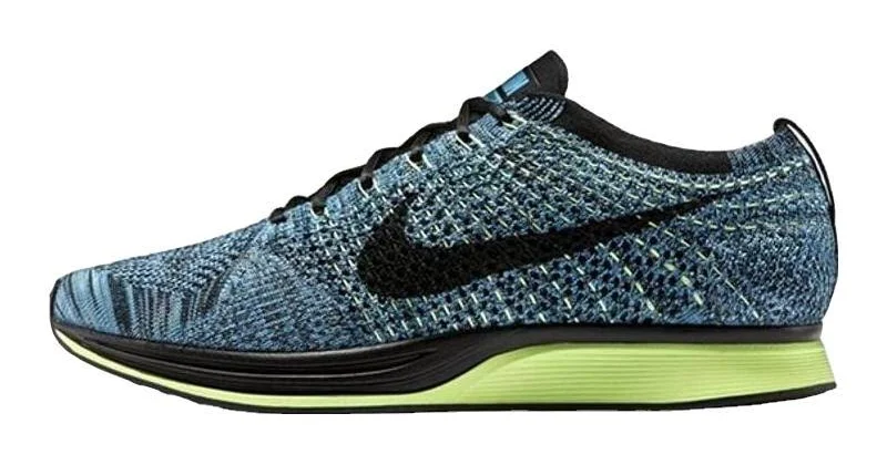 Nike Flyknit Racer - Blue/blue/fluorescent Green