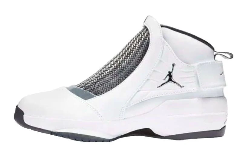 Jordan 19 Retro "flint" 2019 - White/chrome-flint Grey