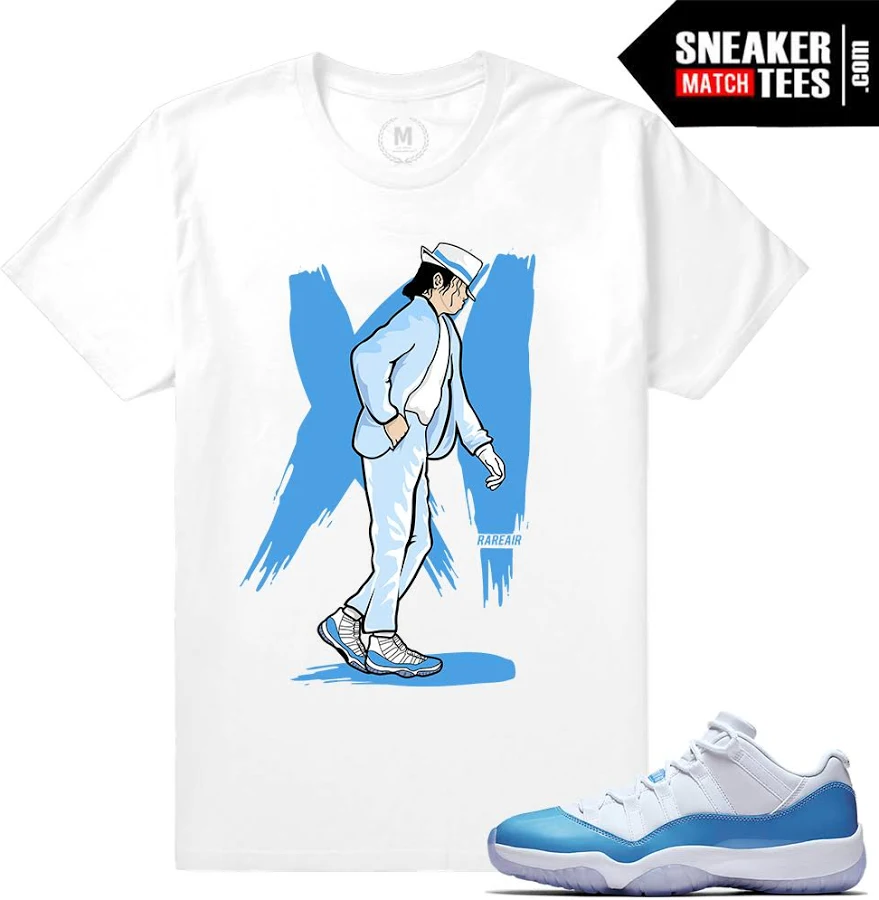 Match Jordan 11 UNC lows | Moonwalk 11s | White T shirt -
