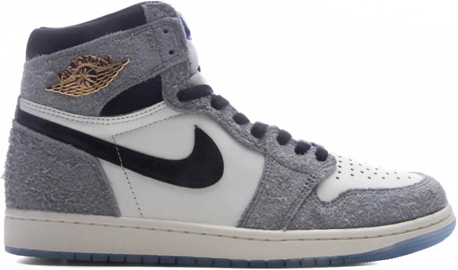 Men's Air Jordan 1 Retro High Og Sneaker In Cool Grey/black-Sail
