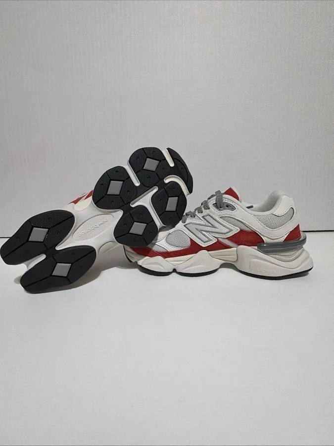 Balance 9060 Unisex Lifestyle Red Shoes Sneakers