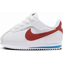 Nike White (Td) Cortez Easyon ' Varsity Red Blue'