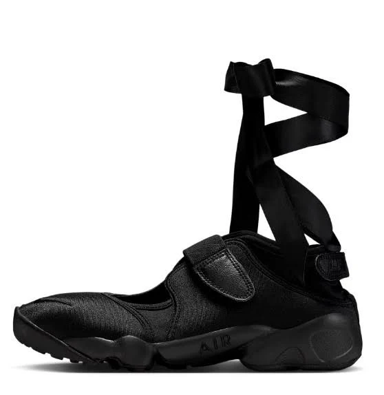 Nike Women Air Rift Triple Black Shoes Ih1990-010