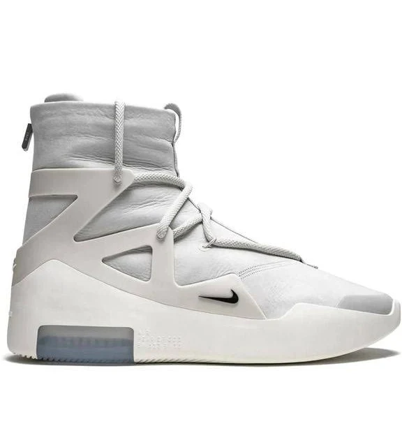 Nike Men's Air Fear Of God 1 "Light Bone" Sneakers - Gray - Hi-top sneakers - 10