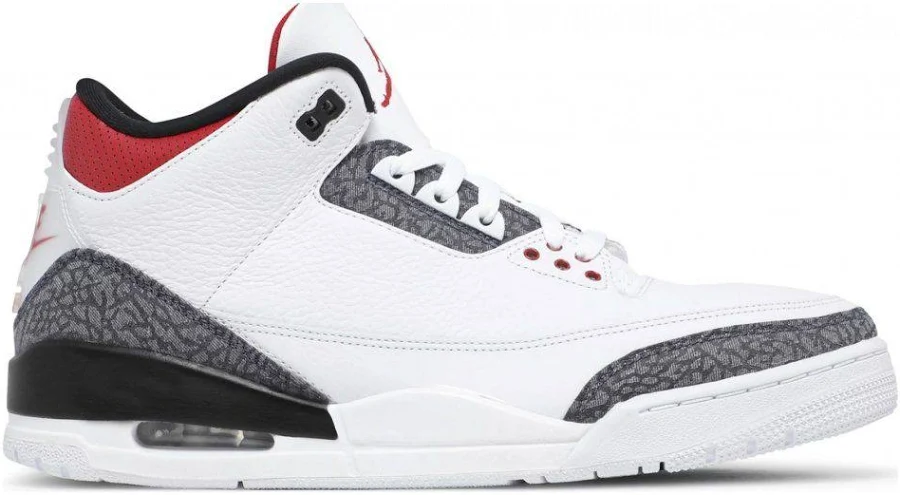 Jordan 3 Fire Red Denim