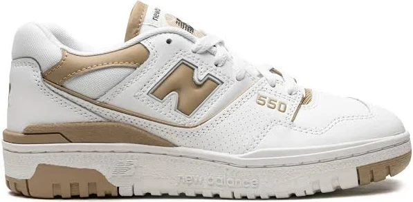 New Balance - 550 "White Beige" sneakers - women - Calf Leather - 10.5 - Neutrals