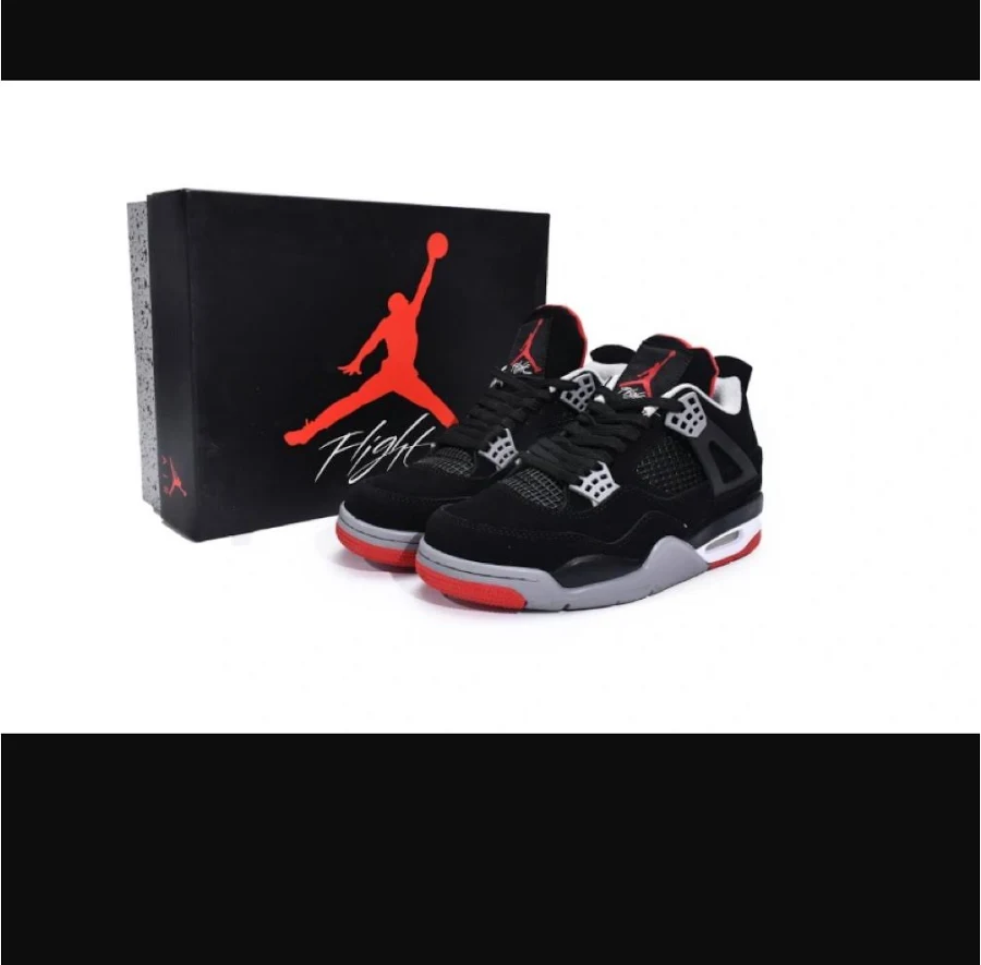 Jordan Shoes | Jordan 4 Bred 2019 | Color: Black/Red | Size: 10 | Pm-74076465's Closet