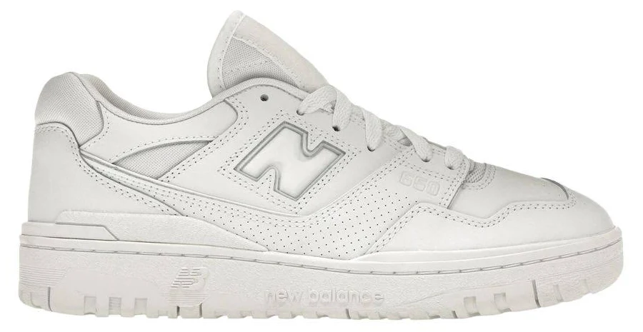 New Balance 550 Wide 'Triple White' | Men's Size 4.5