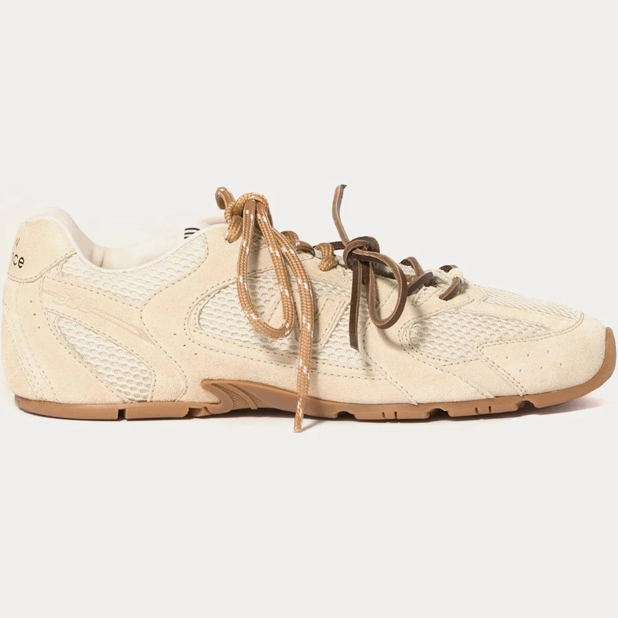 New Balance x Miu Miu 530 SL Suede & Mesh Butter Yellow Sneakers Beige / Miu Miu - US / US