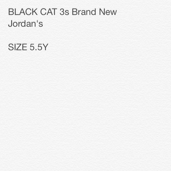 Jordan black cat 3s