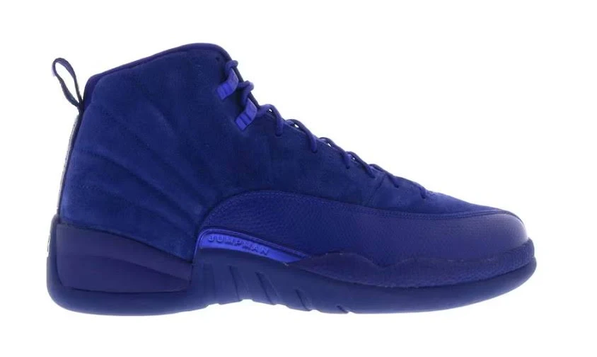 Air Jordan 12 Retro Deep Royal Blue Sneaker, 130690-400