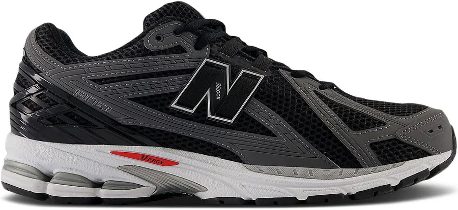 New Balance Men's 1906R in Black/Red/Grey Synthetic