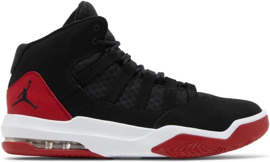 Air Jordan Max Aura 'Negro Gym Rojo'. AQ9084-023 US 9.5