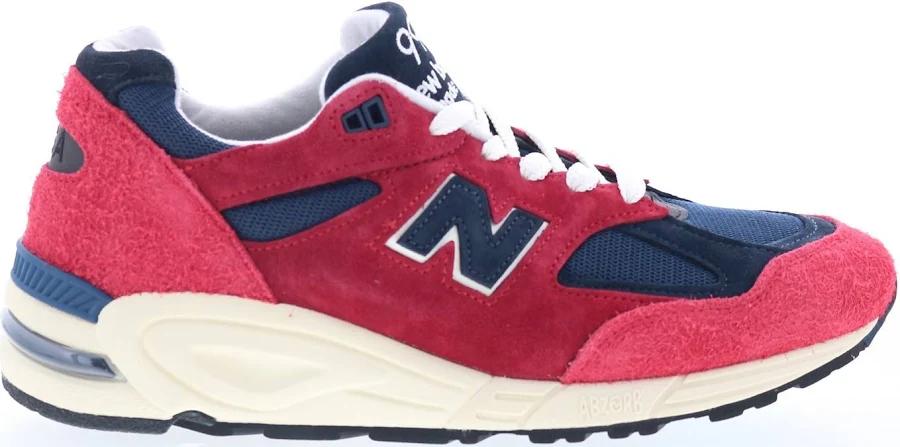 Balance 990 V2 Teddy Santis Made In Usa Mens Red Sneakers Shoes