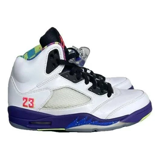 Jordan Air Jordan 5 "Alternate Bel-Air" White Leather Sneakers 7.5 US