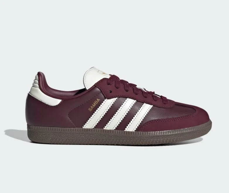 Adidas Originals Samba Women's Shoes Maroon / Off White / Gum Jr8844