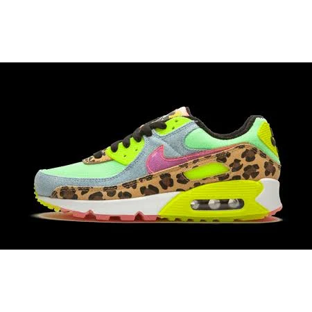 Nike Womens W Air Max 90 LX Denim Leopard Print Cw3499 300 from Stadium Goods, Women's, Size: 8, Purple