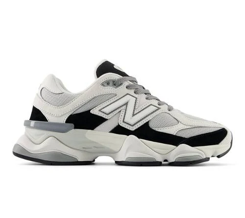 New Balance Unisex 9060 Sneakers - Black/Grey (Size 4)