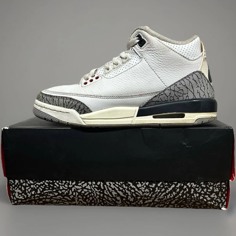 Nike Air Jordan 3 Retro White Cement Reimagined Men’s Youth Size 6.5y