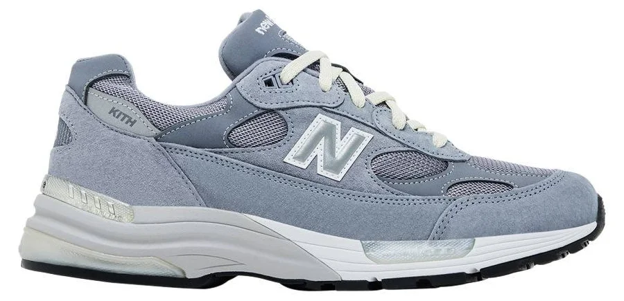 Kith x New Balance 992 Made In USA 'Argon' | Grey | Men's Size 15